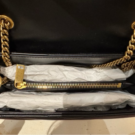 全新YSL LOULOU中款 肩背 斜背 鏈條-3