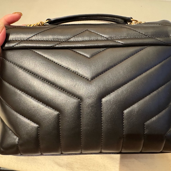 全新YSL LOULOU中款 肩背 斜背 鏈條-6