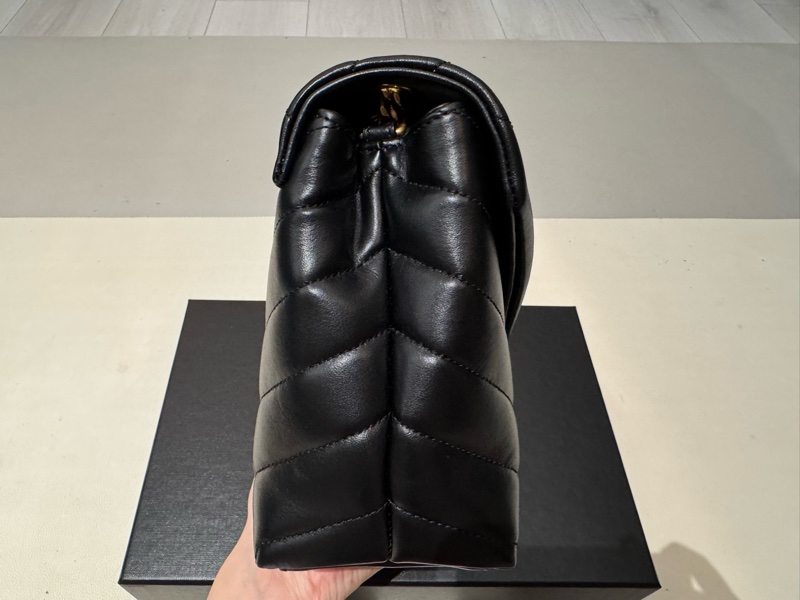 全新YSL LOULOU中款 肩背 斜背 鏈條-10