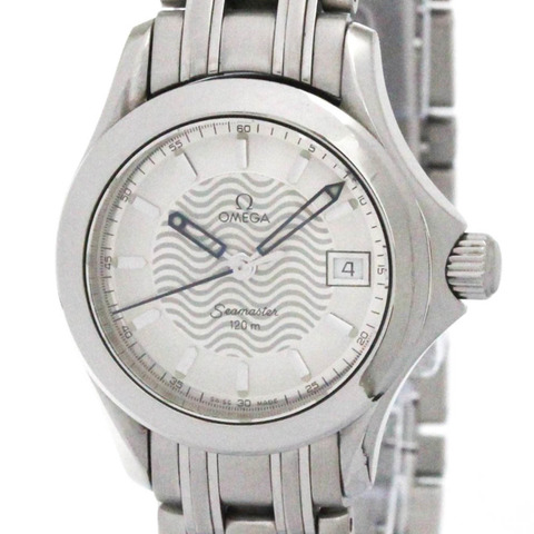 歐米茄海馬系列120公尺精鋼石英女錶 2581.31 拋光款