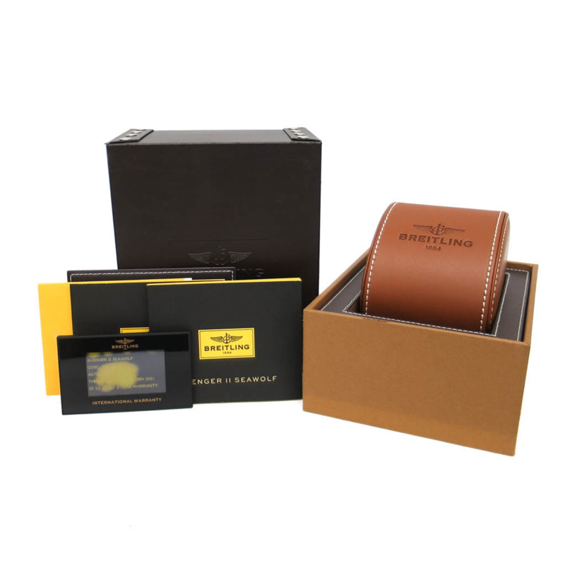 百年靈復仇者II海狼精鋼自動男士腕錶A17331拋光款-5