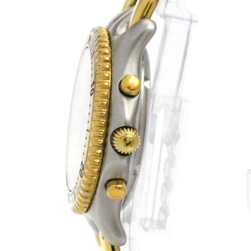 TAG HEUER Sel計時碼錶鍍金鋼錶CG1121拋光-3