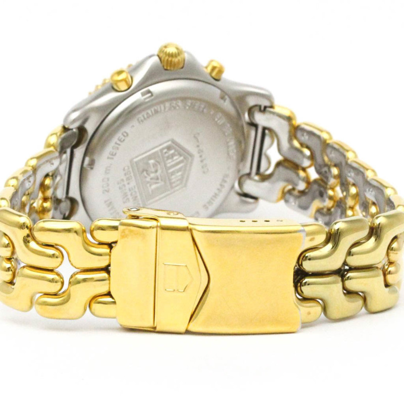 TAG HEUER Sel計時碼錶鍍金鋼錶CG1121拋光-4