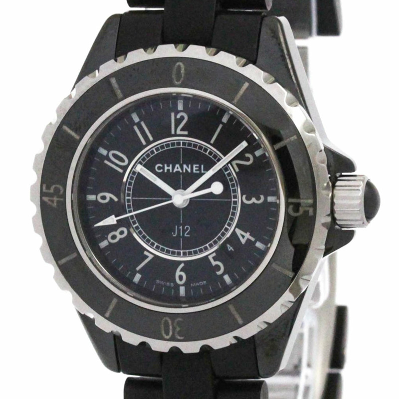 香奈兒 J12 陶瓷橡膠石英女士腕錶 H0681 拋光-0