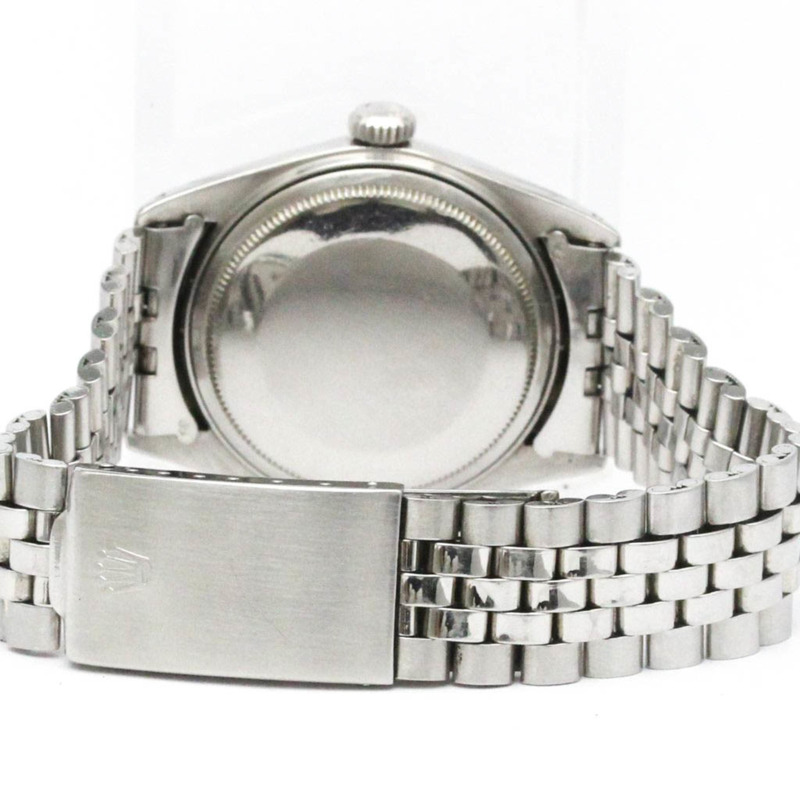 復古勞力士 Datejust 1601 白金精鋼自動男士腕錶-4