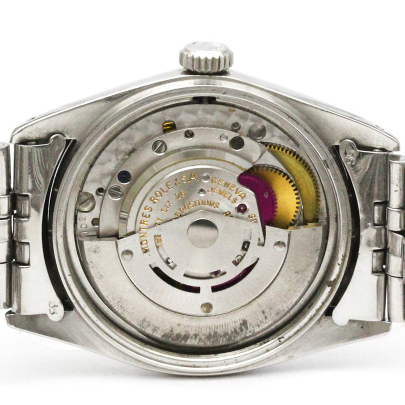 復古勞力士 Datejust 1601 白金精鋼自動男士腕錶-5