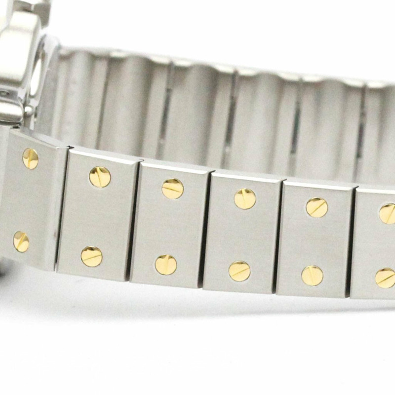 卡地亞 Santos Octagon 18K 金精鋼石英女錶（拋光）-2