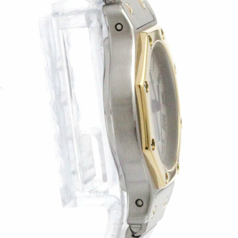 卡地亞 Santos Octagon 18K 金精鋼石英女錶（拋光）-7