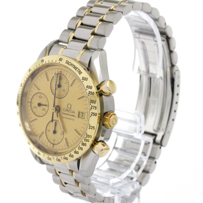 歐米茄超霸系列日期顯示18K金鋼自動腕錶3311.10拋光款-1