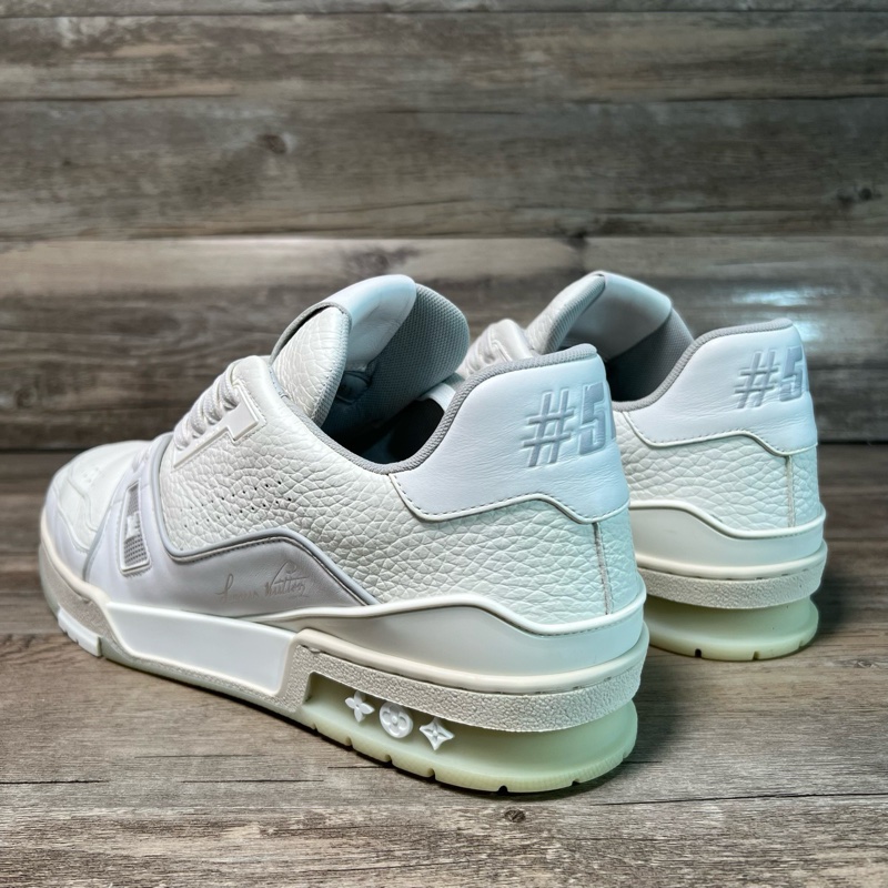 LV trainer Louis VUITTON 灰白 白水泥 42.5碼 95新-3