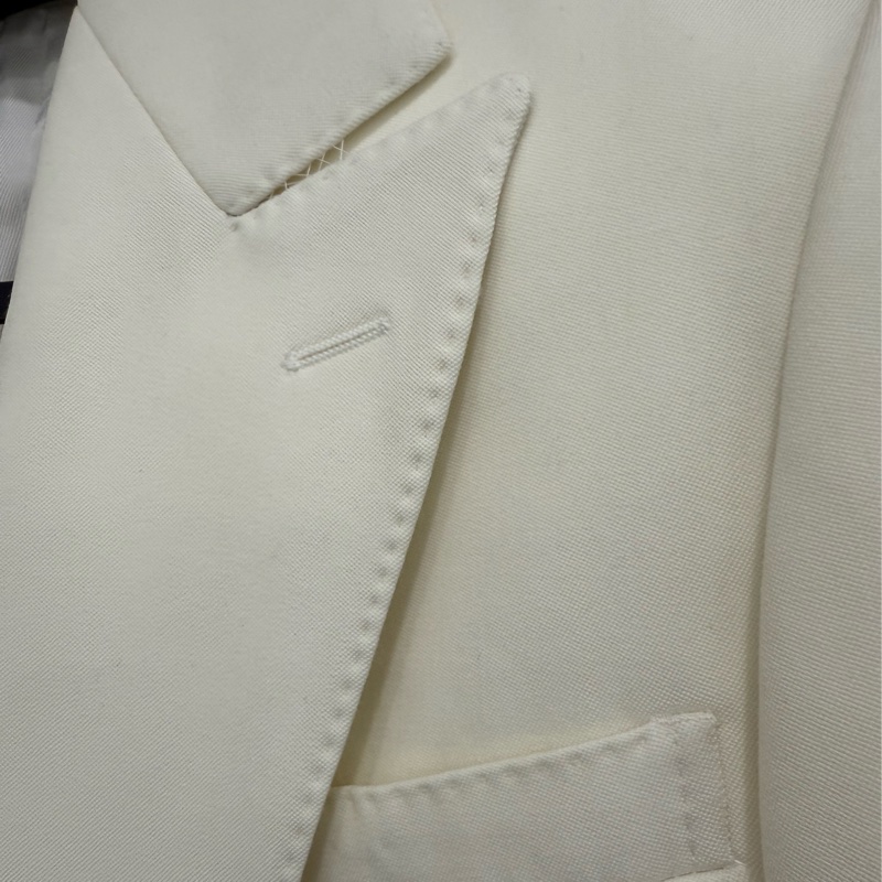 Alexander McQueen ivory wool blazer jacket 48 西裝外套-2
