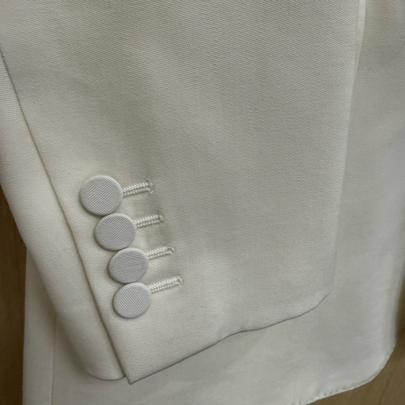 Alexander McQueen ivory wool blazer jacket 48 西裝外套-3