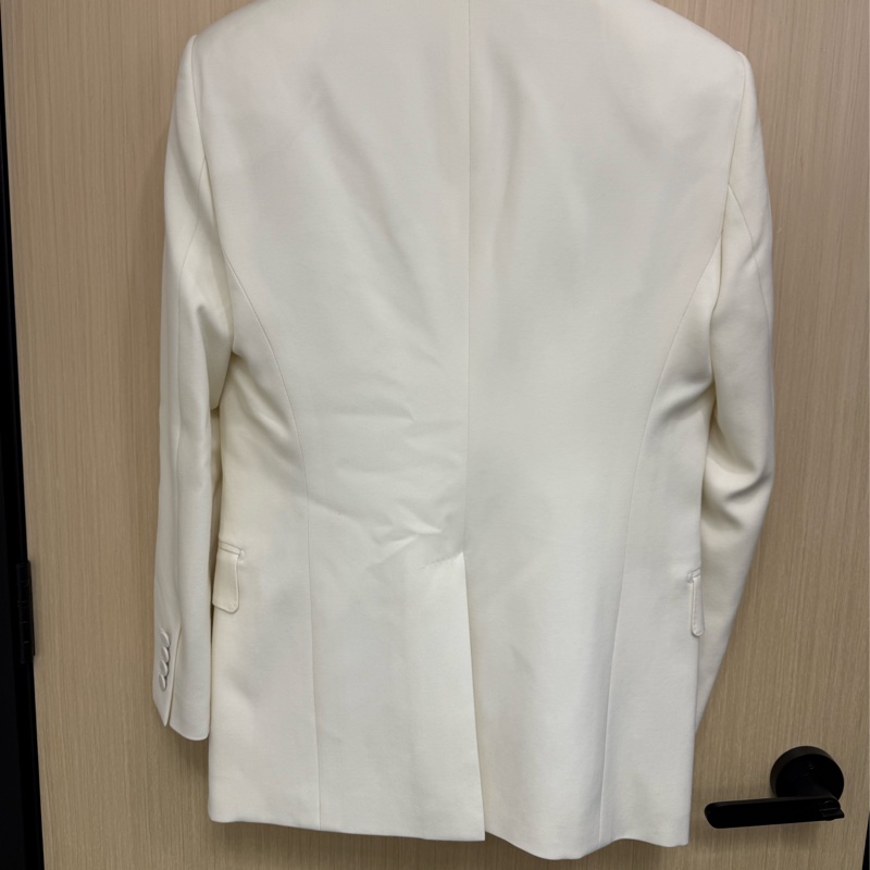 Alexander McQueen ivory wool blazer jacket 48 西裝外套-4