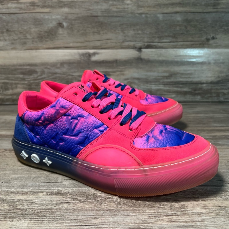Louis Vuitton LV 路易威登 ollie 藍粉 粉色 休閒鞋 UK6碼，40碼，95新-1