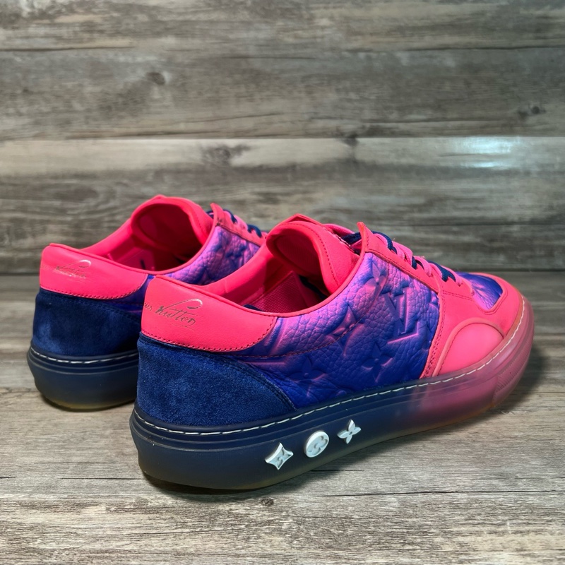 Louis Vuitton LV 路易威登 ollie 藍粉 粉色 休閒鞋 UK6碼，40碼，95新-2
