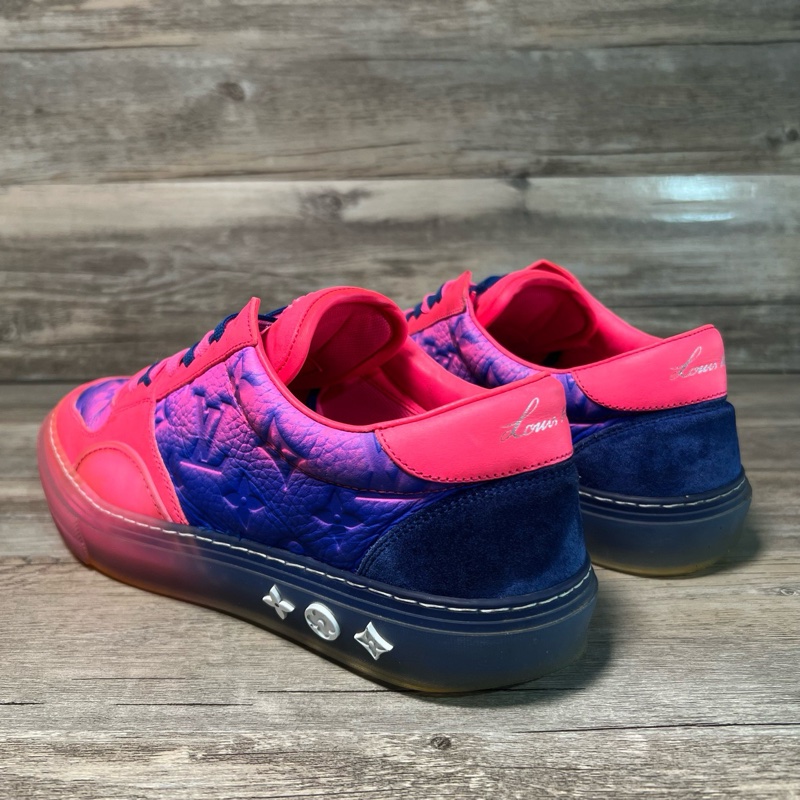 Louis Vuitton LV 路易威登 ollie 藍粉 粉色 休閒鞋 UK6碼，40碼，95新-3