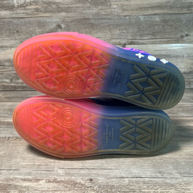Louis Vuitton LV 路易威登 ollie 藍粉 粉色 休閒鞋 UK6碼，40碼，95新-5