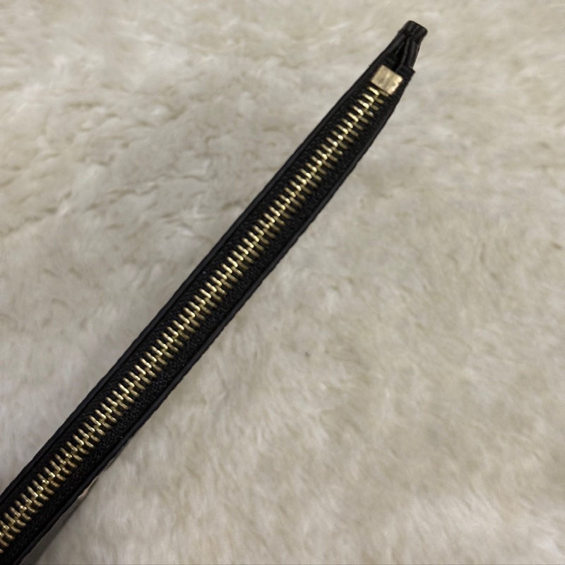 LV 全牛皮超耐用 拼色壓紋老花 拉鍊長夾 鈔票可直接放 不需對折-5