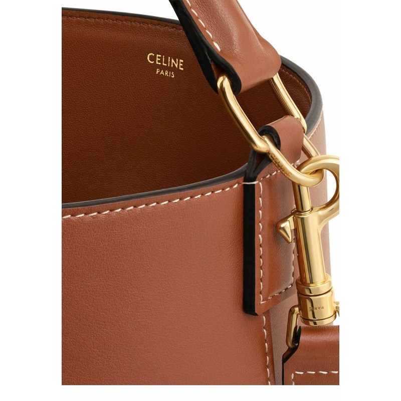 CELINE 中路易威登包，光滑小牛皮，棕褐色，貨號 116613FX9 04LU-3