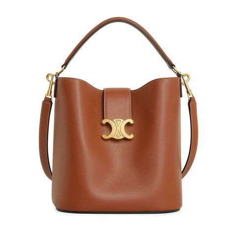 CELINE 中路易威登包，光滑小牛皮，棕褐色，貨號 116613FX9 04LU
