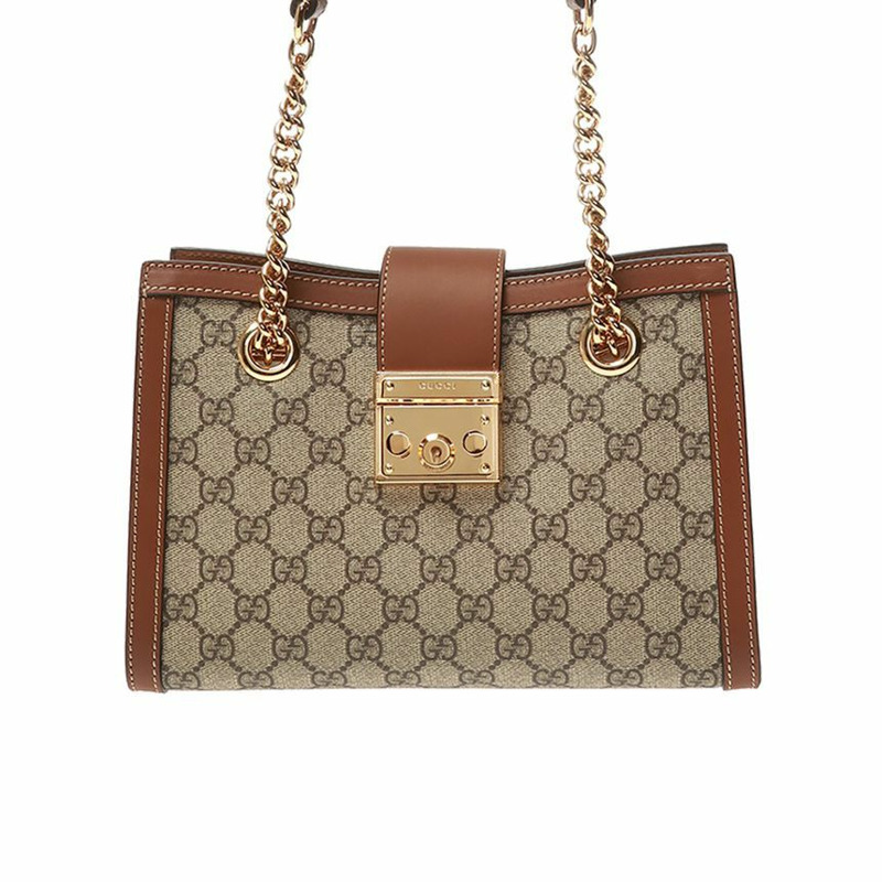 GUCCI 鎖扣中型鏈條單肩包 25FW 498156 KHNKG 8534-0