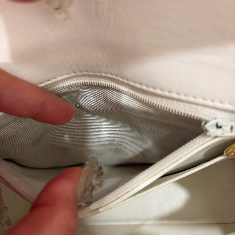 Chanel 老香 vintage 方胖子 奶油白-38