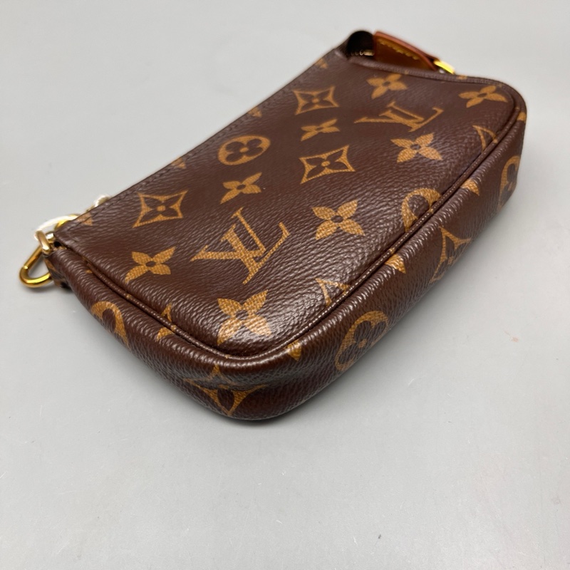 LV 97新 老花拼皮mini麻將包-2