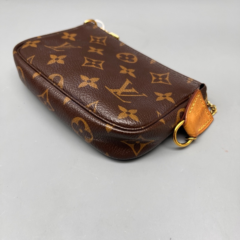 LV 97新 老花拼皮mini麻將包-3