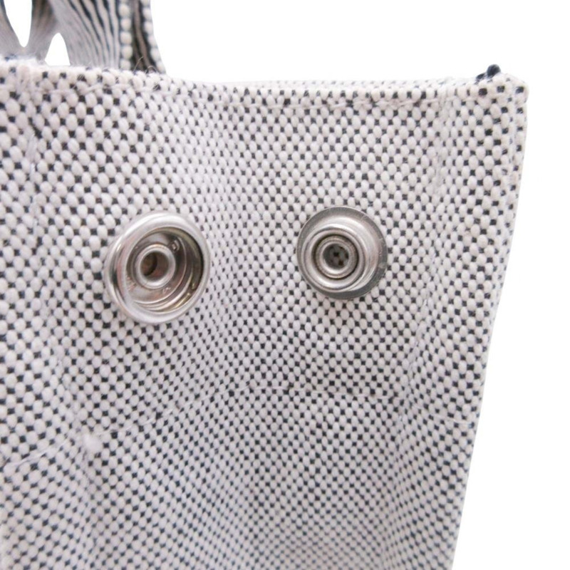 愛馬仕新款四趾PM帆布托特包,手提包,方形,灰色,女士-5