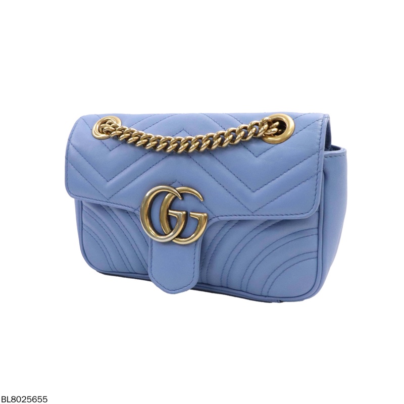 古馳GG Marmont系列小號牛皮單肩包 GUCCI /古馳-4