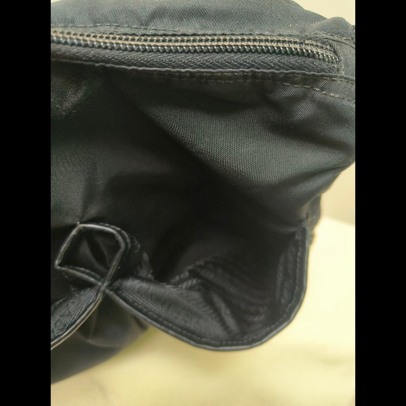 🔥年終狂降🔥【限時降價只到12/31（原22,800）】【8成新】㊣✨PRADA✨普拉達 黑色 帆布 皮革 掀蓋式 側口袋 郵差包 肩背包 斜背包 /二手包/二手精品🌳二手樹屋🌳-38