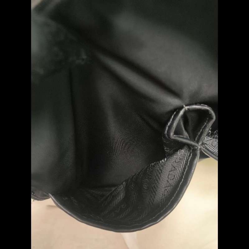 🔥年終狂降🔥【限時降價只到12/31（原22,800）】【8成新】㊣✨PRADA✨普拉達 黑色 帆布 皮革 掀蓋式 側口袋 郵差包 肩背包 斜背包 /二手包/二手精品🌳二手樹屋🌳-39