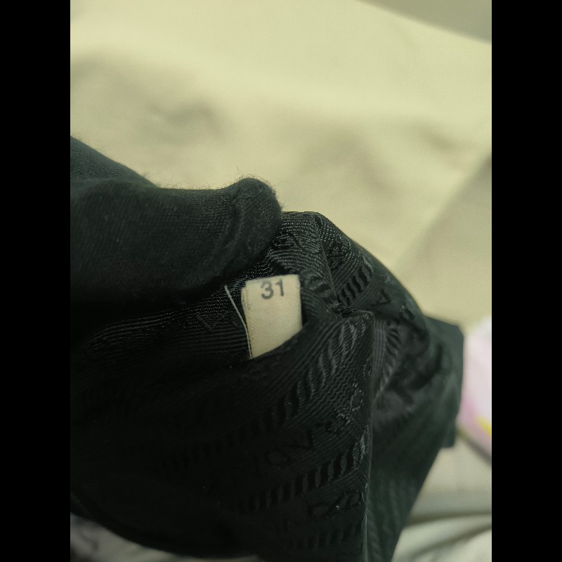 🔥年終狂降🔥【限時降價只到12/31（原22,800）】【8成新】㊣✨PRADA✨普拉達 黑色 帆布 皮革 掀蓋式 側口袋 郵差包 肩背包 斜背包 /二手包/二手精品🌳二手樹屋🌳-46