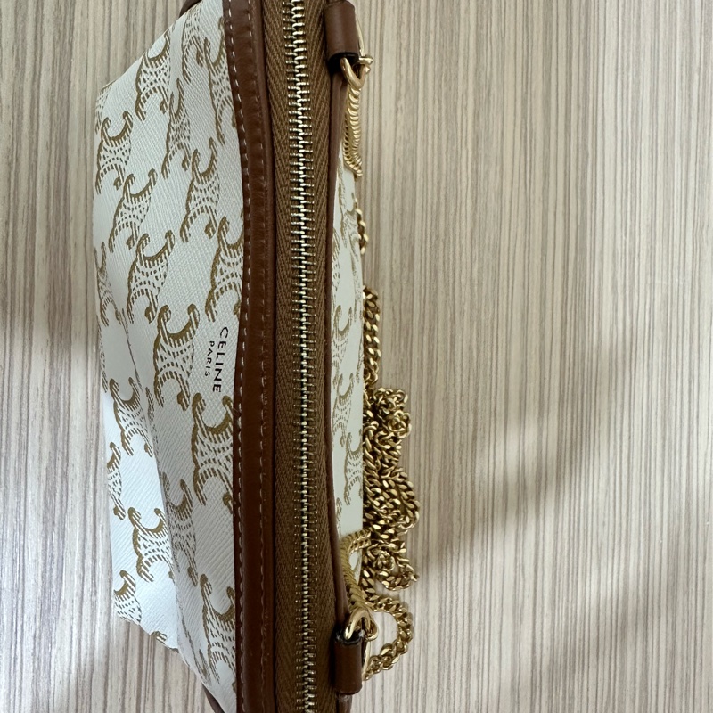 CELINE 老花鍊條包-3