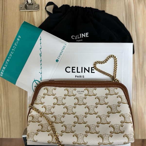 CELINE 老花鍊條包-0