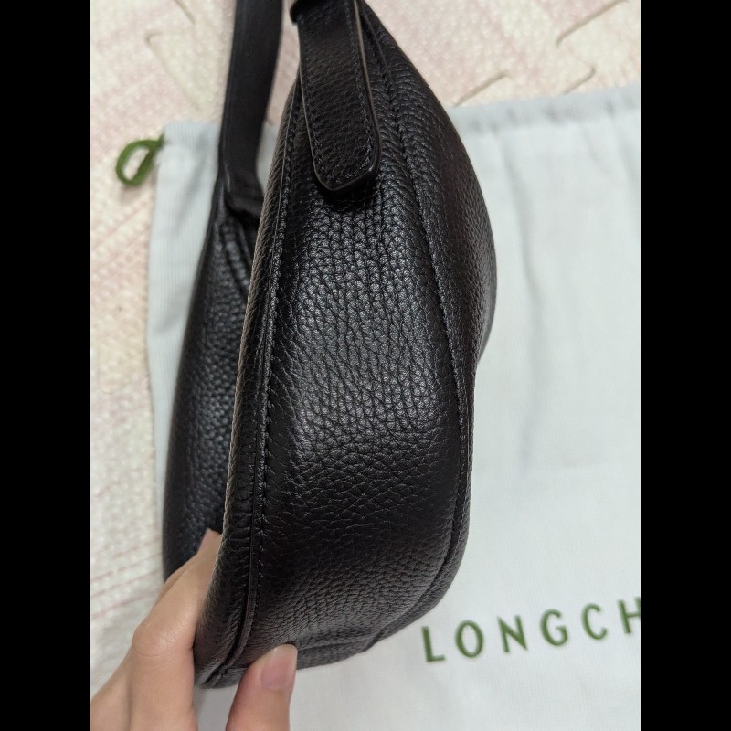 LONGCHAMP ROSEAU ESSENTIAL系列 牛皮半月形單肩包-3