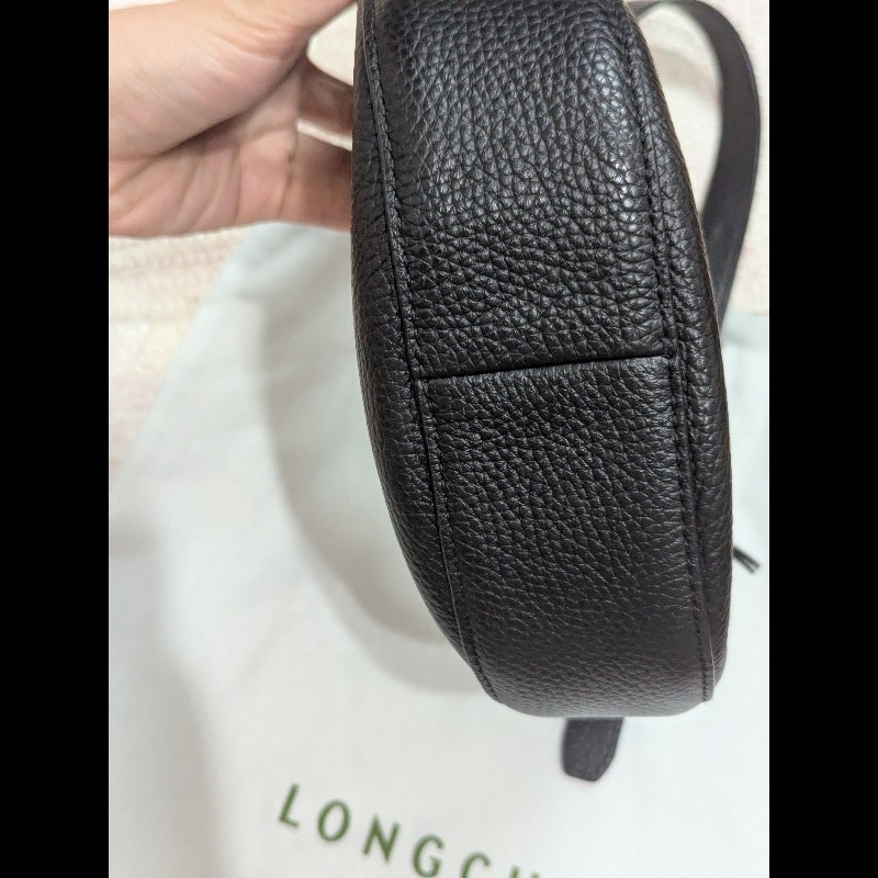 LONGCHAMP ROSEAU ESSENTIAL系列 牛皮半月形單肩包-5