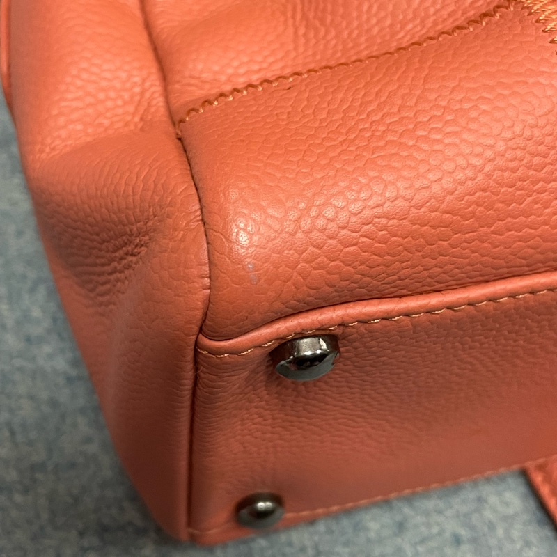 Chanel Vintage 香奈兒中古款 牛皮手提包-5