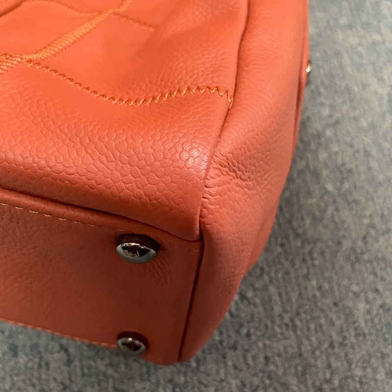 Chanel Vintage 香奈兒中古款 牛皮手提包-8