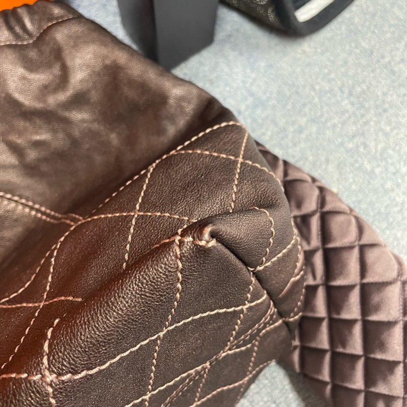Chanel Vintage 香奈兒中古款 牛皮手提包-3