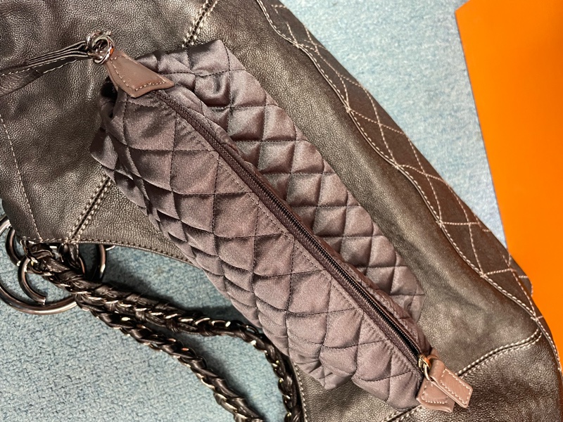 Chanel Vintage 香奈兒中古款 牛皮手提包-7