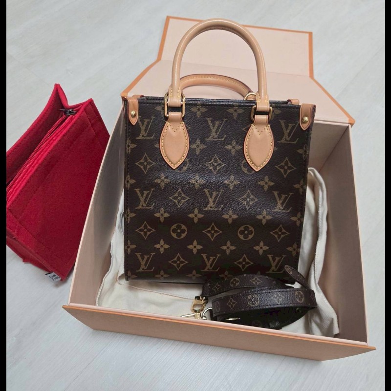Louis Vuitton Sac Plat BB Monogram 手提/斜背包。 -3