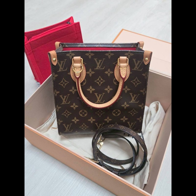 Louis Vuitton Sac Plat BB Monogram 手提/斜背包。 -5
