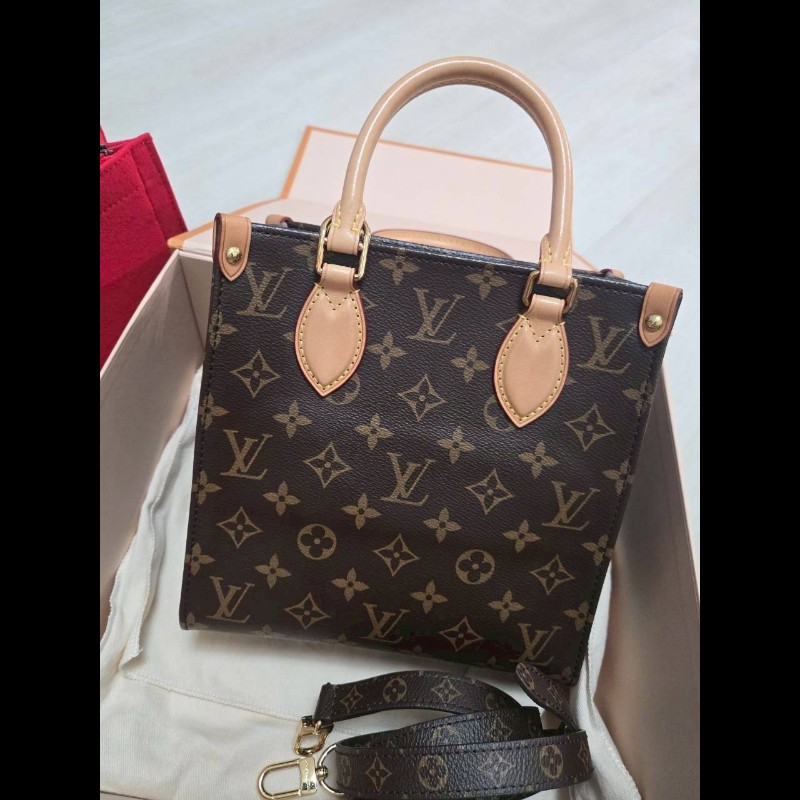 Louis Vuitton Sac Plat BB Monogram 手提/斜背包。 -7
