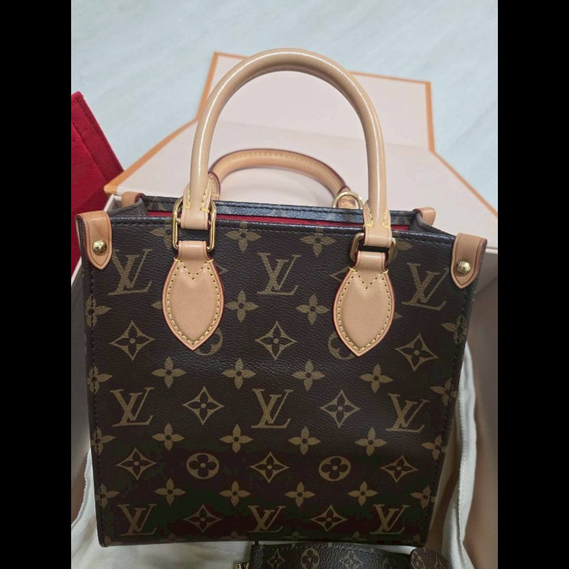 Louis Vuitton Sac Plat BB Monogram 手提/斜背包。 -8