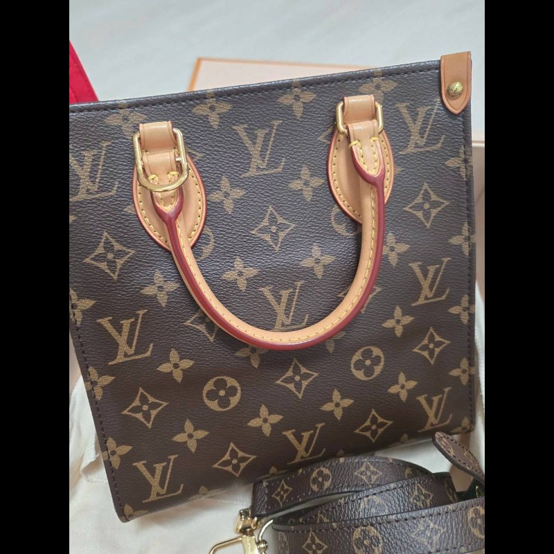 Louis Vuitton Sac Plat BB Monogram 手提/斜背包。 -9