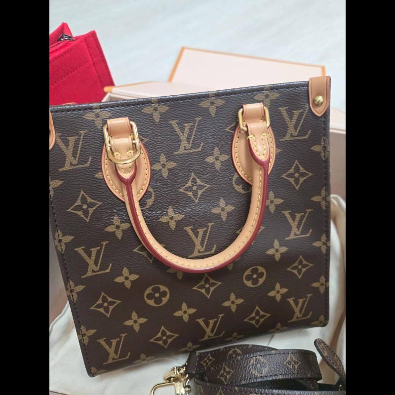 Louis Vuitton Sac Plat BB Monogram 手提/斜背包。 -10