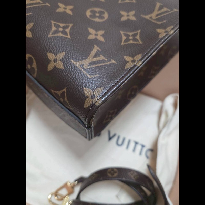 Louis Vuitton Sac Plat BB Monogram 手提/斜背包。 -12