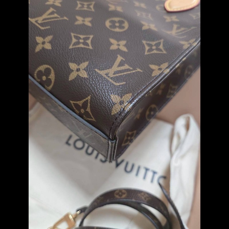 Louis Vuitton Sac Plat BB Monogram 手提/斜背包。 -13