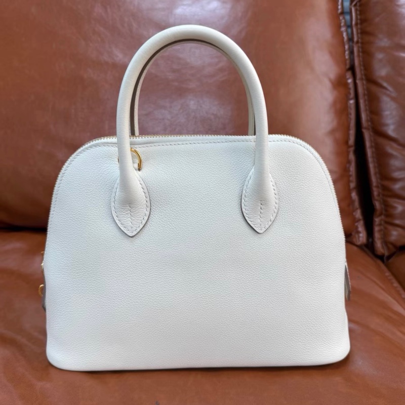 Hermes bolide 25 保龄球25蘑菇白B刻-1